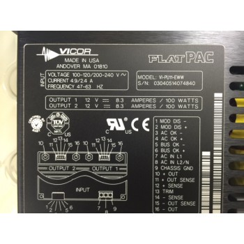 VICOR V1-PU11-EWW FLATPAC DC POWER SUPPLY
